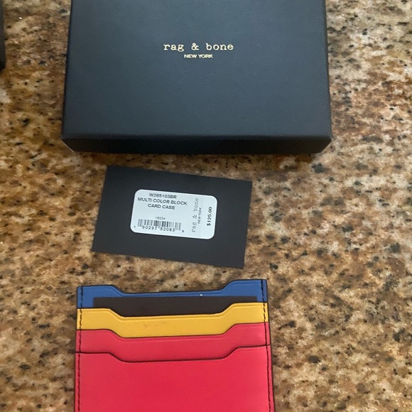 Rag & Bone multi color card case NWT - Picture 2 of 3